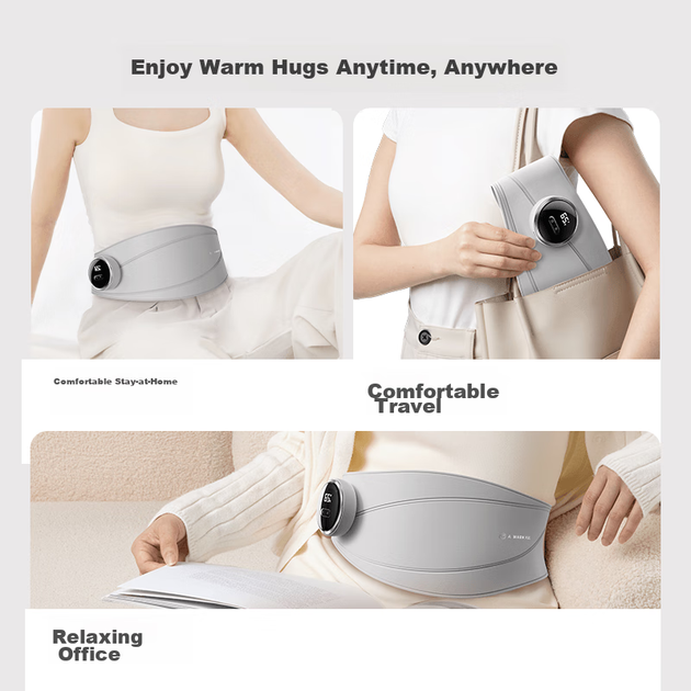Пояс для согревания матки JD Original Cloud Hug Warm Uterus Waist Belt Pro, для облегчения менструальных болей, горячий компресс, подарок на день рождения для женщин. - изображение 7