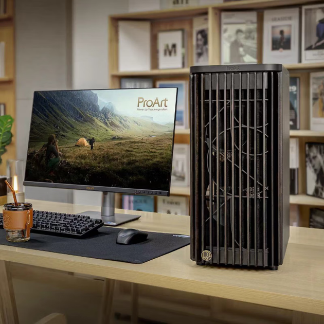 Корпус ASUS ProArt PA401 Woodcraft с деревянной решеткой и сборкой без инструментов - изображение 5