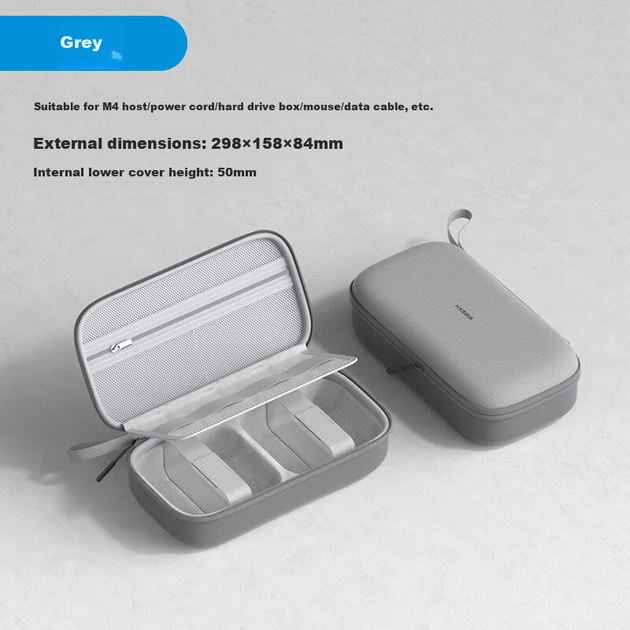 Сумка Hagibis для Mac mini M4/M4 Pro с защитой для клавиатуры и повербанка - изображение 4