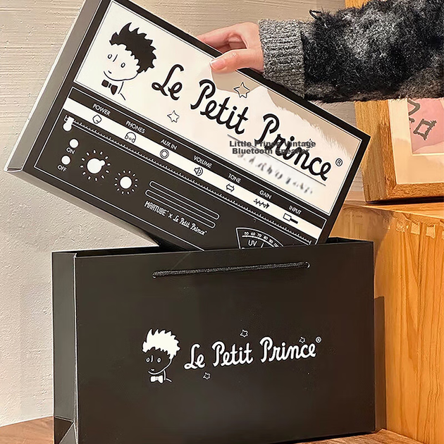 Беспроводная настольная колонка MARtube Little Prince Retro Bluetooth, креативный подарок на новоселье, свадебный подарок, подарок лучшему другу, подарок на день рождения для мужчин и женщин, подарок на День святого Валентина для парня. - изображение 9