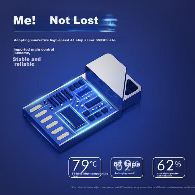 Флеш-накопитель EAGET 64 ГБ USB 2.0 U8M, металлический, миниатюрный, водонепроницаемый, портативный, креативный, персонализированный, для автомобиля, для учебы, работы в офисе и ведения бизнеса, серебристый. - изображение 6