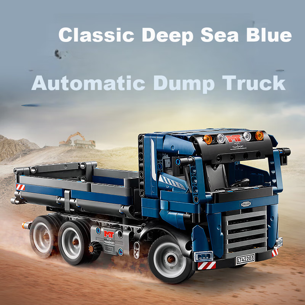 LEGO Technic 42203 Автоматичний самоскид, іграшка для хлопчиків і дівчаток, подарунок на День захисту дітей, декоративна модель - зображення 4