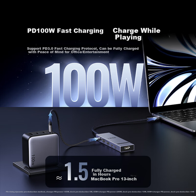 Расширительная док-станция UGREEN Type-C Fins, концентратор USB 3.2, адаптер HDMI 2.0 (женский), расширительная док-станция 10G, 4K60Hz, совместима с компьютерами Apple MacBook и Huawei, конвертер - Фото 7 Расширительная док-станция UGREEN Type-C Fins, концентратор USB 3.2, адаптер HDMI 2.0 (женский), расширительная док-станция 10G, 4K60Hz, совместима с компьютерами Apple MacBook и Huawei, конвертер - изображение 7