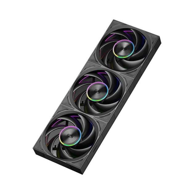Вентиляторы PcCooler Light Wing F7 X120 ARGB 120 мм PWM, 3 шт Black - Фото 1 Вентиляторы PcCooler Light Wing F7 X120 ARGB 120 мм PWM, 3 шт Black - изображение 1