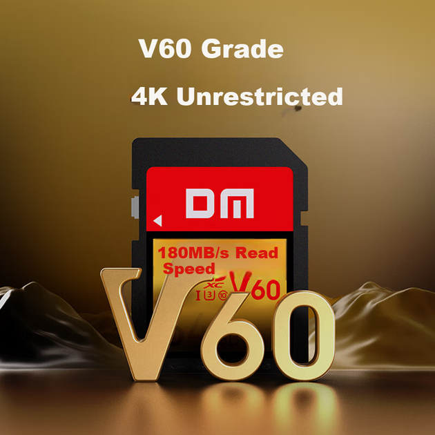 Карта пам'яті DM SDXC 128GB Class 10 UHS-I U3 V60 (SD-V60) - зображення 3