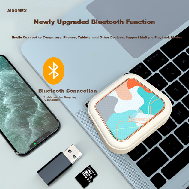 Усилитель голоса Aishuomei K20 портативный, для учителей, розовый - изображение 8