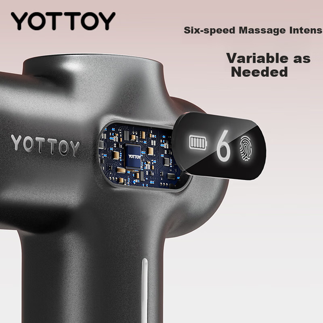 Массажер-пистолет Yottoy профессиональный для мышц и фасций - изображение 7