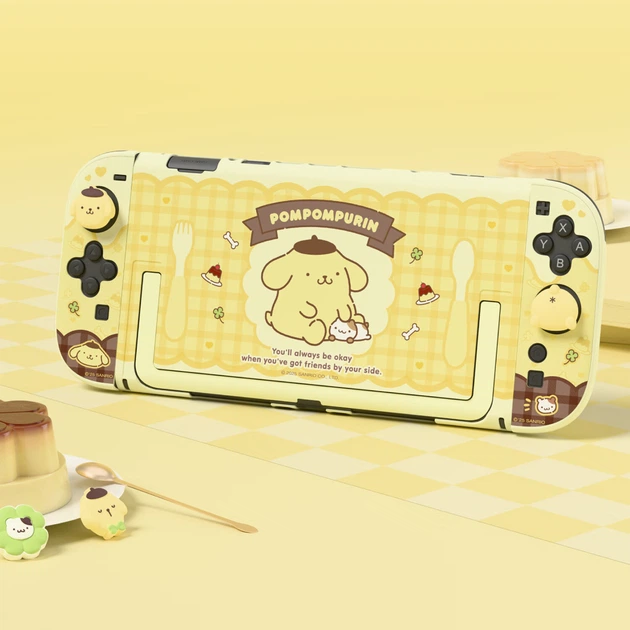 Чехол Jixiang Sanrio для Nintendo Switch 2 съемный жесткий противоударный с рисунком - Фото 2 Чехол Jixiang Sanrio для Nintendo Switch 2 съемный жесткий противоударный с рисунком - изображение 2