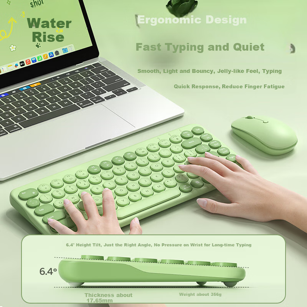 Комплект беспроводной BOW MK397L Wireless Green - изображение 8