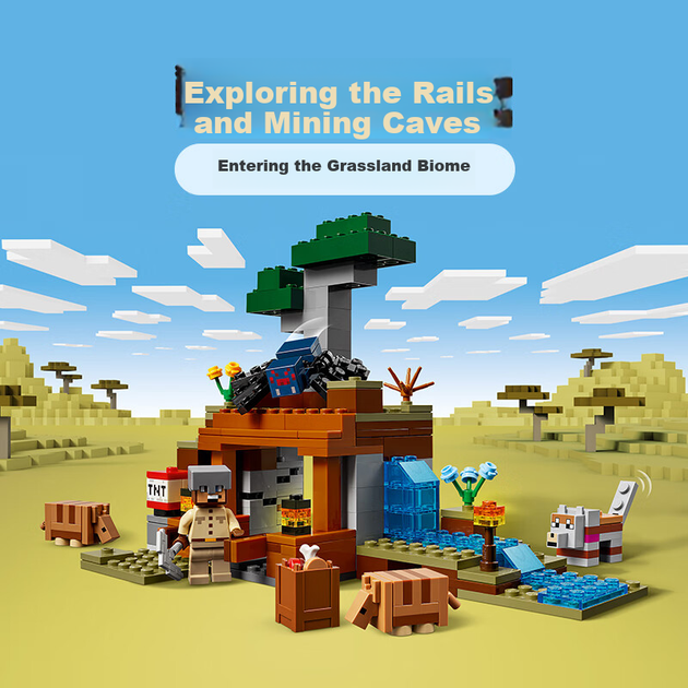 Конструктор LEGO Minecraft 21269 «Приключения динозавра Тираннозавра Рекса», игрушка для мальчиков и девочек, подарок на День защиты детей. - Фото 4 Конструктор LEGO Minecraft 21269 «Приключения динозавра Тираннозавра Рекса», игрушка для мальчиков и девочек, подарок на День защиты детей. - изображение 4