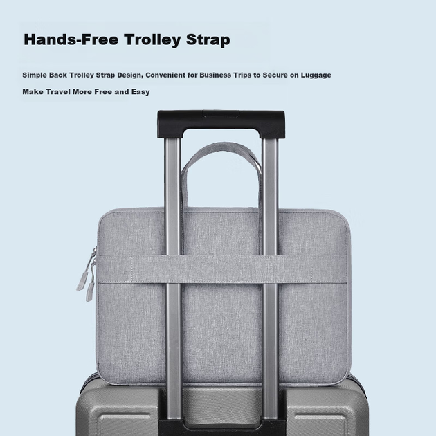 Портфель для ноутбука BRINCH, 15.6/16", полное открывание, деловой - изображение 3