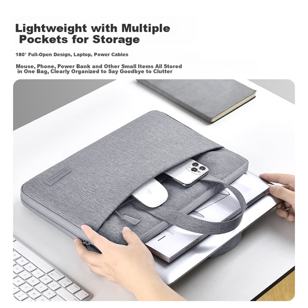 Портфель для ноутбука BRINCH, 15.6/16", полное открывание, деловой - изображение 4