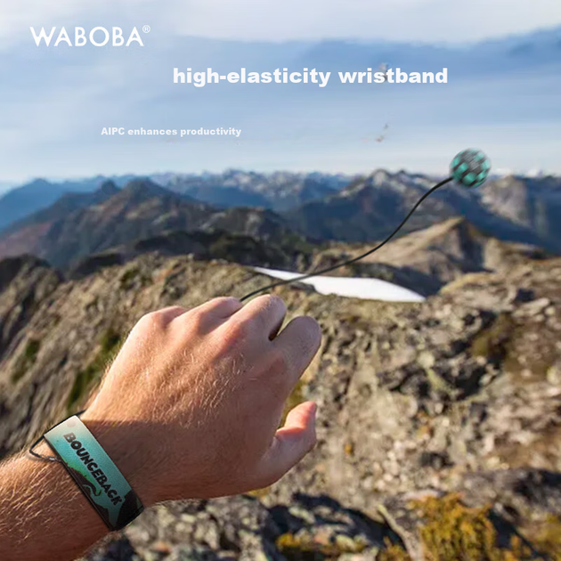 Мяч WABOBA Moonball на ремешке для рук отскакивающий эластичный, для взрослых/детей - Фото 5 Мяч WABOBA Moonball на ремешке для рук отскакивающий эластичный, для взрослых/детей - изображение 5