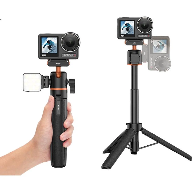 Мини-штатив VRIG AC-40 магнитный быстросъемный для DJI Action 5 Pro/4/3 и Osmo 360 - изображение 2