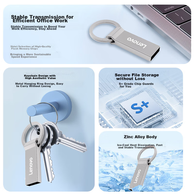 Флеш память USB Lenovo SS180 16GB USB 2.0 - изображение 5