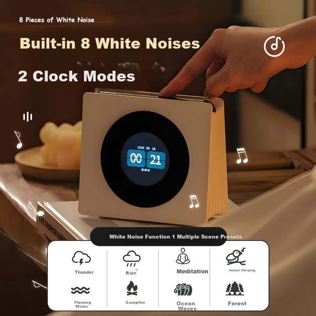 Bluetooth-колонка ONEFIRE с плавающим дисплеем текста песен, домашняя аудиосистема для дома, подарок на день рождения для мужчин и женщин, высококачественная практичная нишевая модель с превосходным качеством звука, компактный настольный аксессуар. - изображение 7