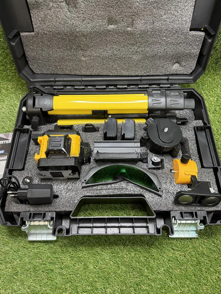 Лазерный нивелир Krafftec PRO DCLE34031 3D-4D 16 линий зеленый луч 3.7V 5Ah - изображение 5