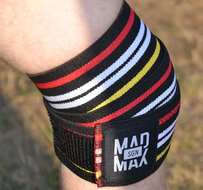 Бинти на коліна MadMax MFA-292 1,8 м, різнокольорові - изображение 2