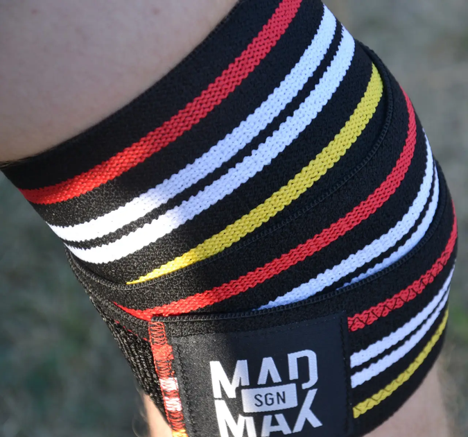 Бинти на коліна MadMax MFA-292 1,8 м, різнокольорові - изображение 3
