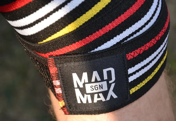 Бинти на коліна MadMax MFA-292 1,8 м, різнокольорові - изображение 5