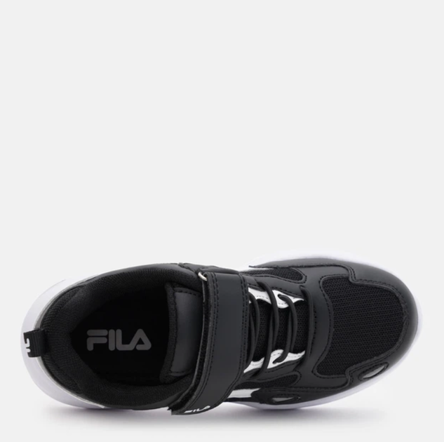 кросівки для хлопчика Fila Ventosa Velcro FFK0121 32, чорний/білий - изображение 3
