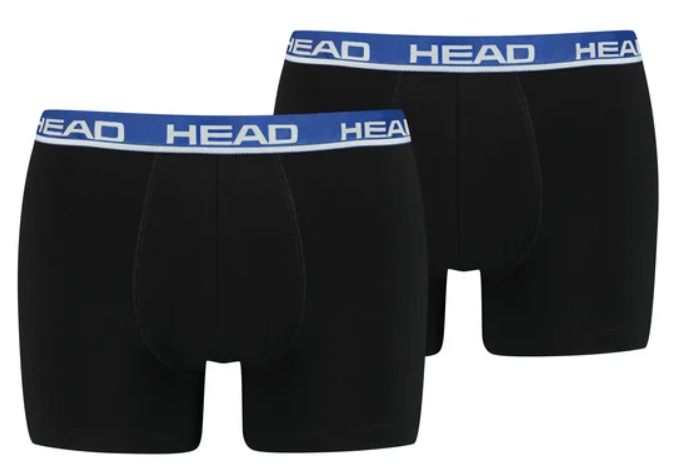 Труси-боксери Head BASIC BOXER 2P 701202741 l, чорний/синій - Фото 1 Труси-боксери Head BASIC BOXER 2P 701202741 l, чорний/синій - изображение 1