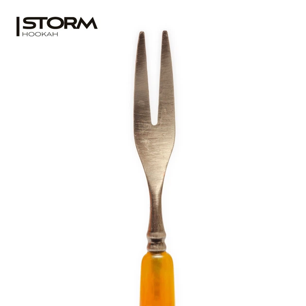 Вилка для кальяна Storm В Чехле Gold - Фото 2 Вилка для кальяна Storm В Чехле Gold - изображение 2
