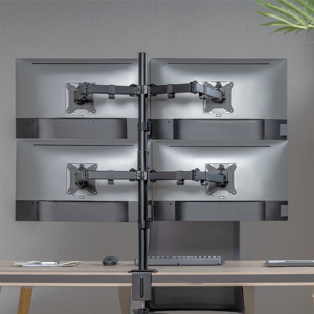 Настільне кріплення для моніторів Brateck LDT66-C048 17"-32" Black [107929] - зображення 11
