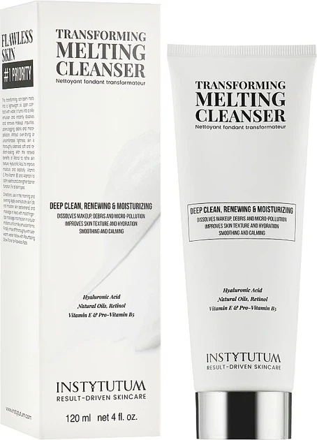 Гідрофільна олія для глибокого очищення та зволоження Instytutum Transforming Melting Cleanser 120 мл - Фото 2 Гідрофільна олія для глибокого очищення та зволоження Instytutum Transforming Melting Cleanser 120 мл - зображення 2