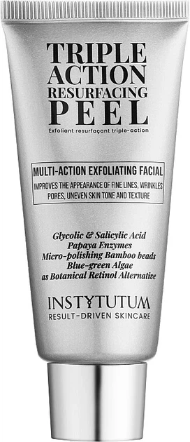 Пілінг для обличчя потрійної дії Instytutum Triple Action Resurfacing Peel 60 мл - Фото 1 Пілінг для обличчя потрійної дії Instytutum Triple Action Resurfacing Peel 60 мл - зображення 1