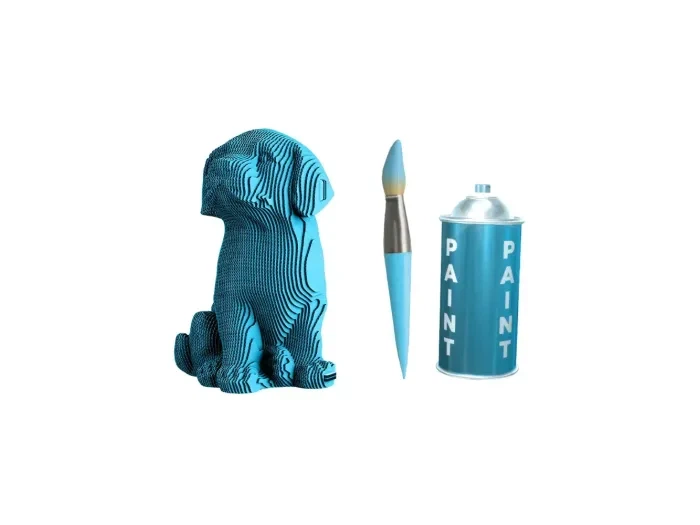 Картонний 3D пазл Labrador Puppy, Cartonic, 86 ел. - зображення 2