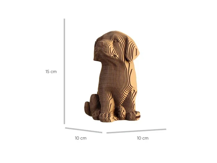 Картонний 3D пазл Labrador Puppy, Cartonic, 86 ел. - зображення 3