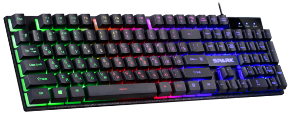 Клавіатура Defender Spark GK-300L USB UA Black (45302) - Фото 2 Клавіатура Defender Spark GK-300L USB UA Black (45302) - зображення 2
