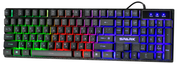 Клавіатура Defender Spark GK-300L USB UA Black (45302) - Фото 3 Клавіатура Defender Spark GK-300L USB UA Black (45302) - зображення 3