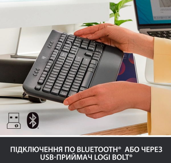 Клавіатура Logitech Signature K650, UA, Graphite (920-010945) - изображение 4