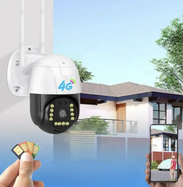 Камера наружного видеонаблюдения 4G Sim V380 PRO - изображение 8