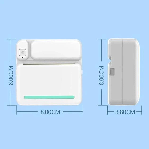 Портативный Bluetooth термопринтер C19 для детей, моментальная печать этикеток и наклейок - изображение 13