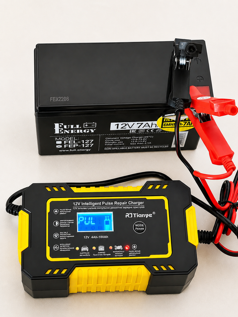 Зарядний пристрій для акумулятора 12V 6A RJ Tianye для кислотних, гелевих, AGM акумуляторів з функцією відновлення зарядка для аккумулятора зарядное устройство для аккумуляторов зарядное устройство для автомобильного аккумулятора - Фото 11 Зарядний пристрій для акумулятора 12V 6A RJ Tianye для кислотних, гелевих, AGM акумуляторів з функцією відновлення зарядка для аккумулятора зарядное устройство для аккумуляторов зарядное устройство для автомобильного аккумулятора - изображение 11
