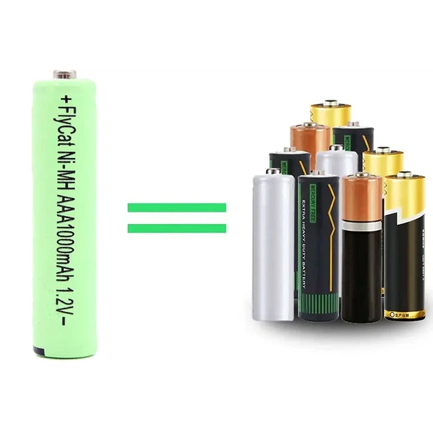 Аккумулятор FlyCat AAA 1000mAh 1.2V Ni-MH микро пальчиковый аккумулятор 10443 - Фото 8 Аккумулятор FlyCat AAA 1000mAh 1.2V Ni-MH микро пальчиковый аккумулятор 10443 - изображение 8