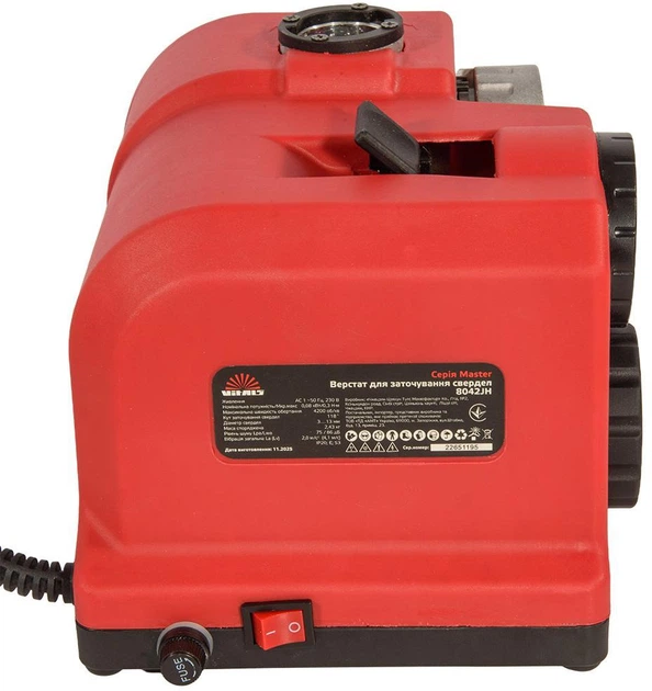 Станок для заточки сверл Vitals Master 8042JH (243917) - Фото 6 Станок для заточки сверл Vitals Master 8042JH (243917) - изображение 6