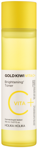 Тонік Holika Holika Gold Kiwi Vita C+ Освітлювальний 150 мл (8806334387211) - Фото 1 Тонік Holika Holika Gold Kiwi Vita C+ Освітлювальний 150 мл (8806334387211) - зображення 1