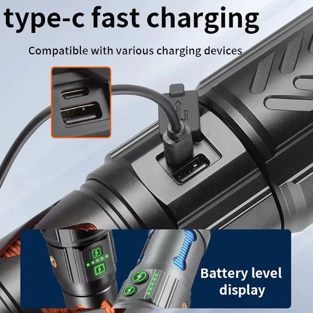 Ліхтар YEMAO YM-G530 TG 30W 1x40700 Power Bank ЗУ Type-Czoom захист від комарів - Фото 5 Ліхтар YEMAO YM-G530 TG 30W 1x40700 Power Bank ЗУ Type-Czoom захист від комарів - изображение 5