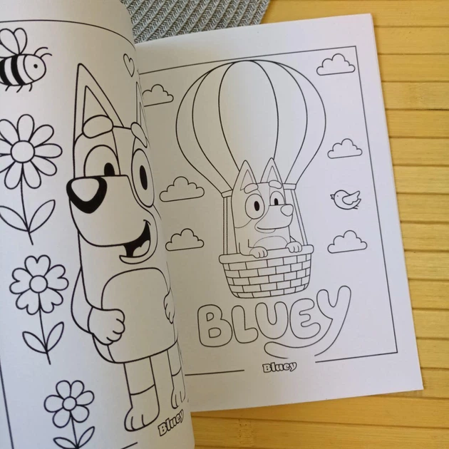 Раскраска Блуи Bluey А5 набор 3 шт (28914) - изображение 2