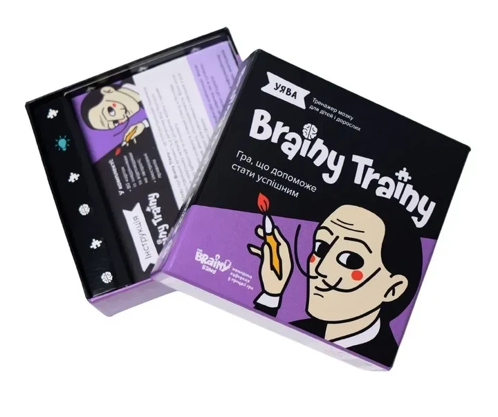 Настільна гра Brainy Trainy Уява - Фото 2 Настільна гра Brainy Trainy Уява - зображення 2