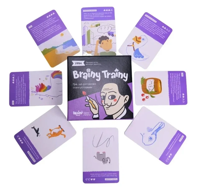 Настільна гра Brainy Trainy Уява - Фото 4 Настільна гра Brainy Trainy Уява - зображення 4