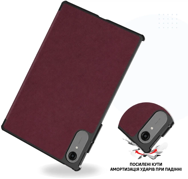 Чехол для планшета BeCover Smart Case для Lenovo Idea Tab Pro (2nd Gen) TB390FU 13" Red Wine (BC_715806) - изображение 5