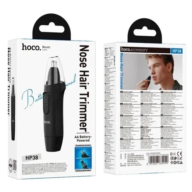 Триммер Hoco HP38 Dry Battery Nose Hair Trimmer Black - изображение 2