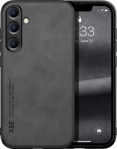 Кожаный чехол XnE Samsung Galaxy S25 S931 с металлической вставкой Black (44410-2B) - Фото 2 Кожаный чехол XnE Samsung Galaxy S25 S931 с металлической вставкой Black (44410-2B) - изображение 2