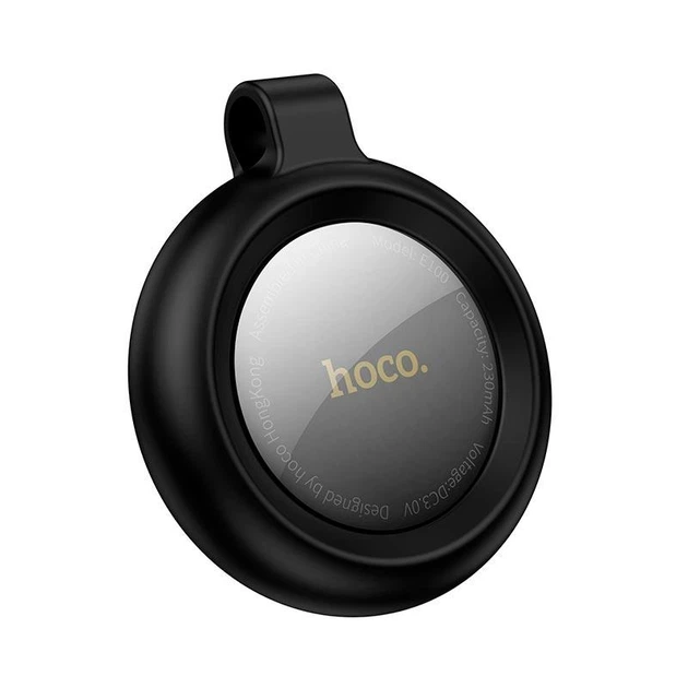 Пошуковий трекер брелок Hoco E100 Graceful Intelligent Positioning Anti-Lost Device Black - зображення 2