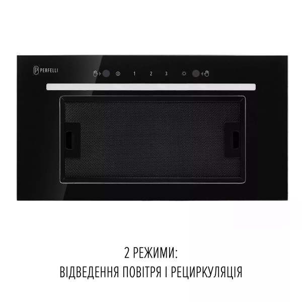 Вытяжка perfelli liana 5nw nero silenzio - зображення 5